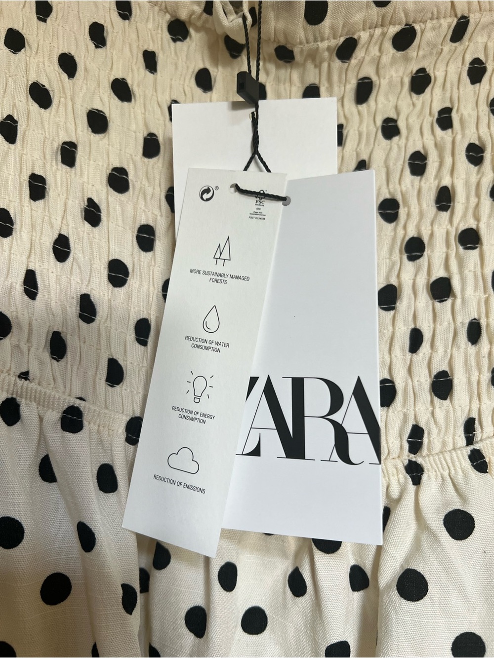 NWT Zara JOSEFINE Midi Linen Blend Dress SZ L - Picture 5 of 8